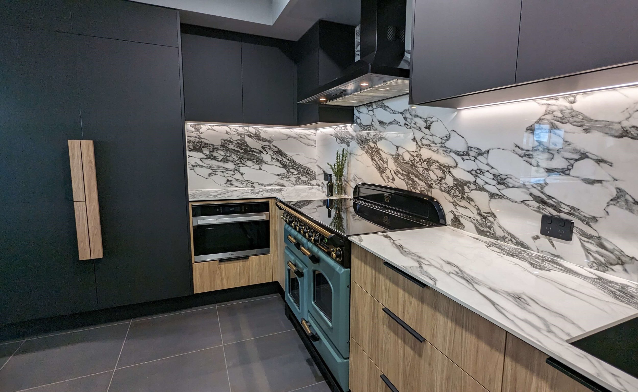 Timber look handles