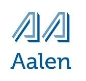 Logo der Stadt Aalen mit zwei stilisierten blauen A-Buchstaben.