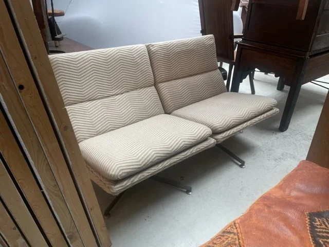 Georges van Rijck Pair Lounge Chairs for Beaufort Belgium 1960s