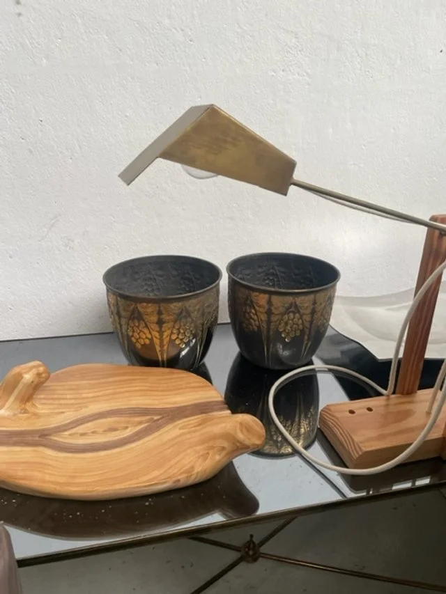 SOLD - Daalderop Art Deco Pair Planters