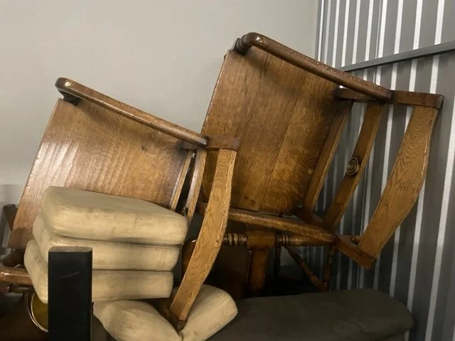 Set 4 Dining Chairs Oak Dudouyt Style