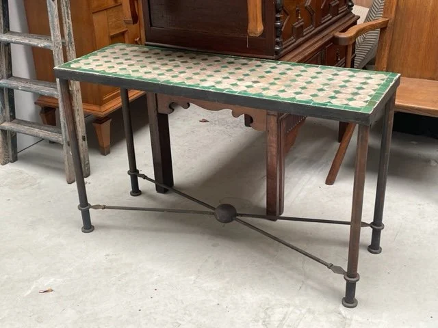 Console Table Tiled 1940s