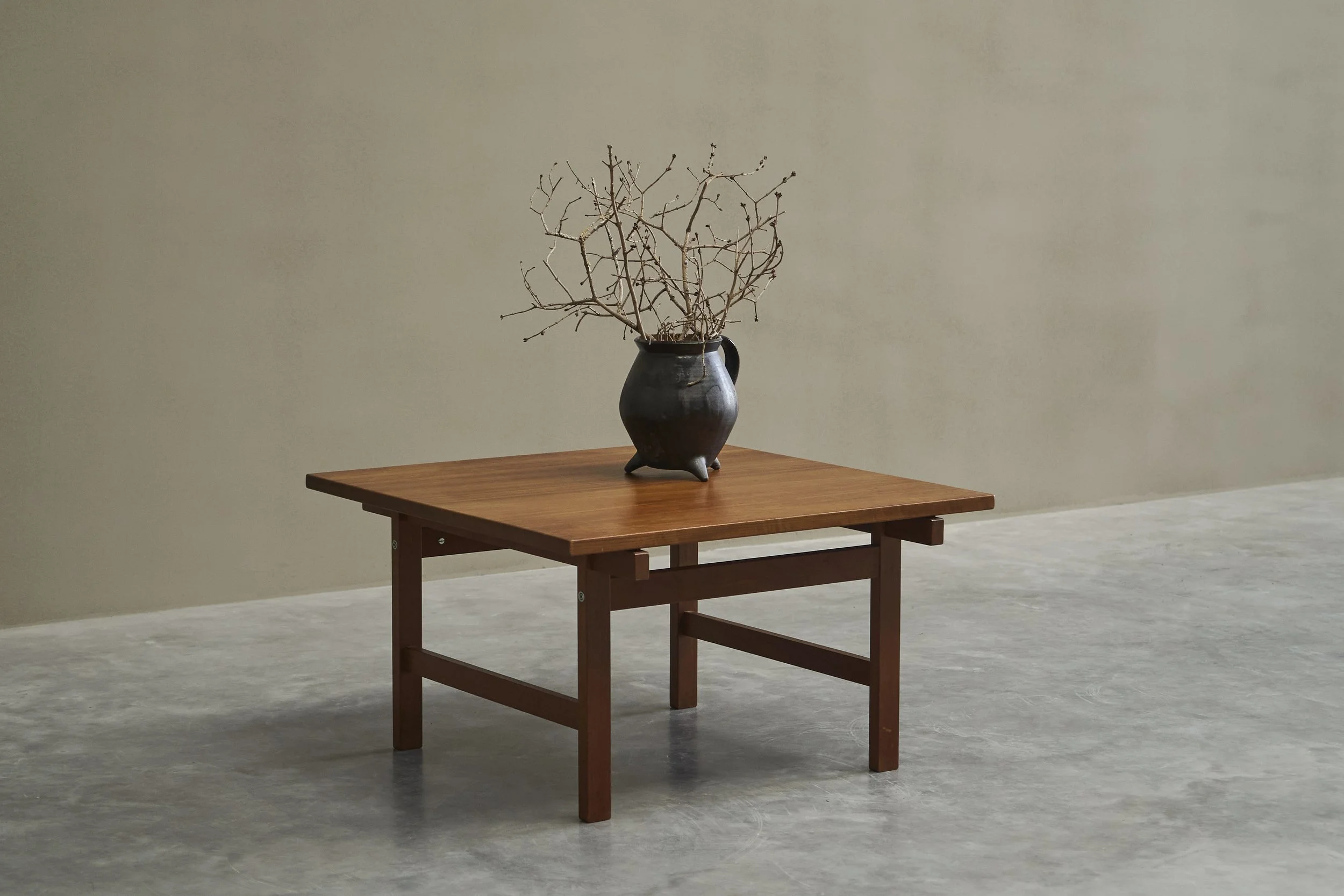 Hans J. Wegner Coffee Table in Solid Teak for Andreas Tuck Denmark 1960s