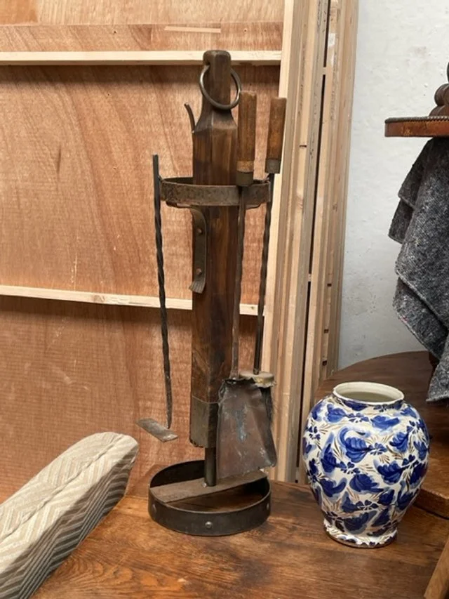 Brutalist Fire Tools Set