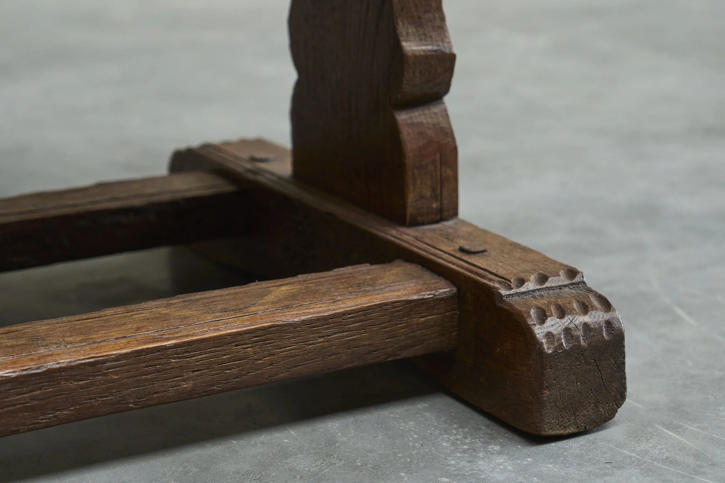 Antique Trestle Side Coffee Table 06.jpg