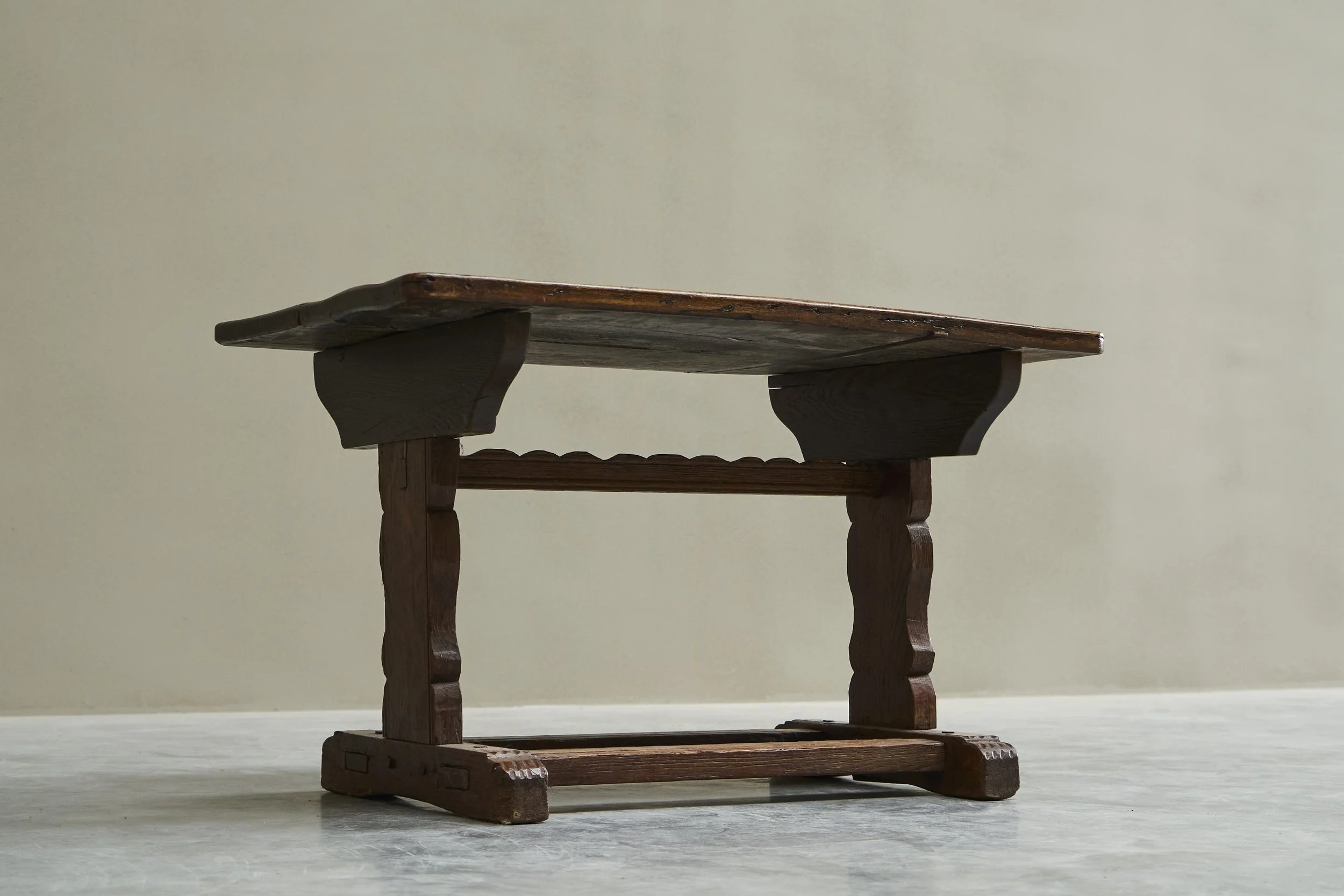 Antique Trestle Side Coffee Table 09.jpg