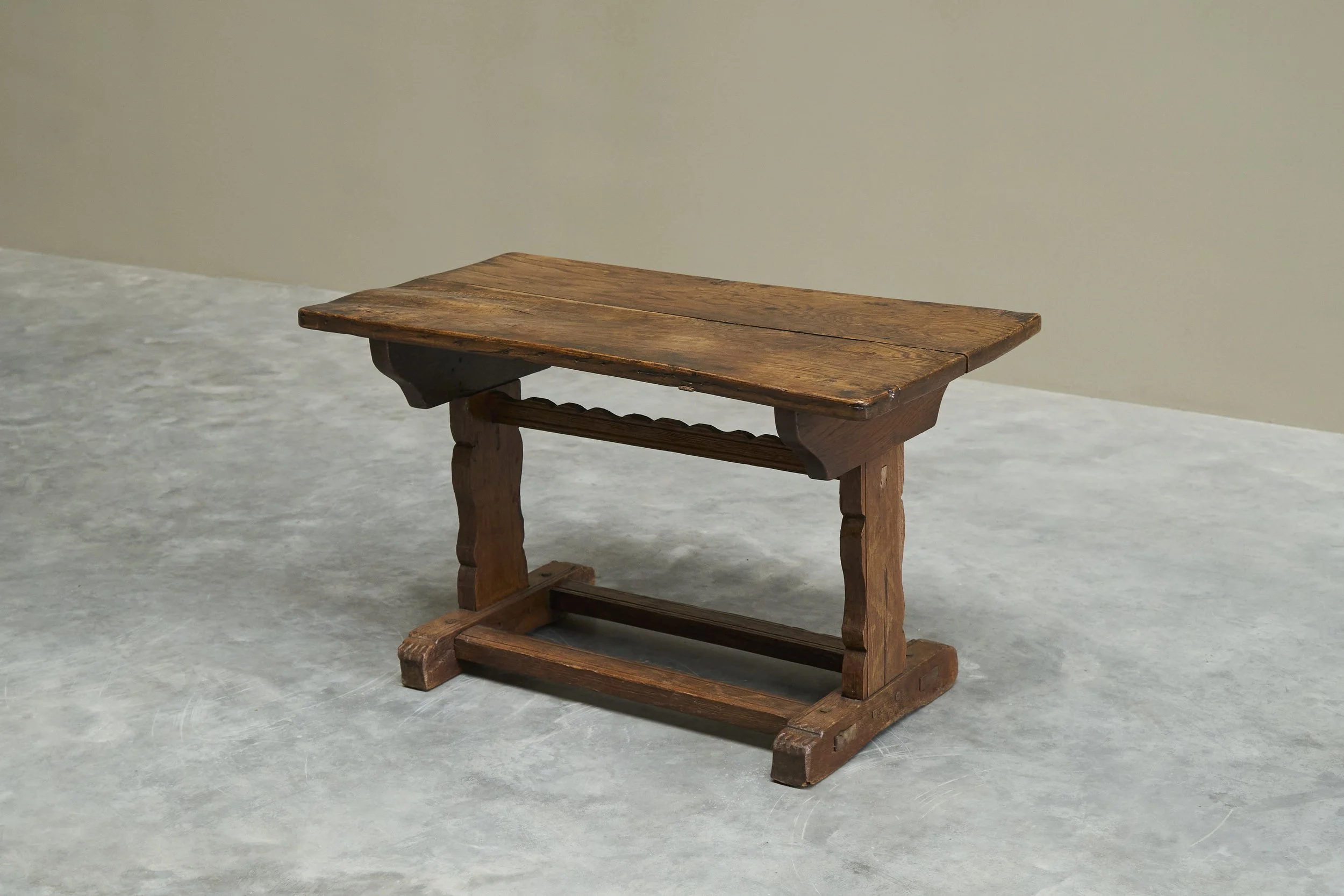 Antique Trestle Side Coffee Table 07.jpg