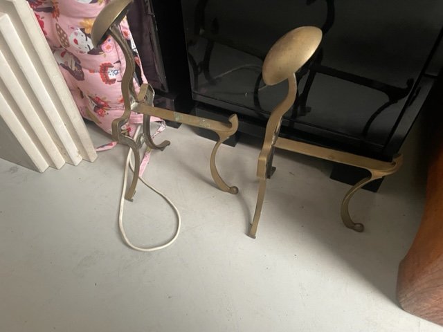 Andirons Art Nouveau