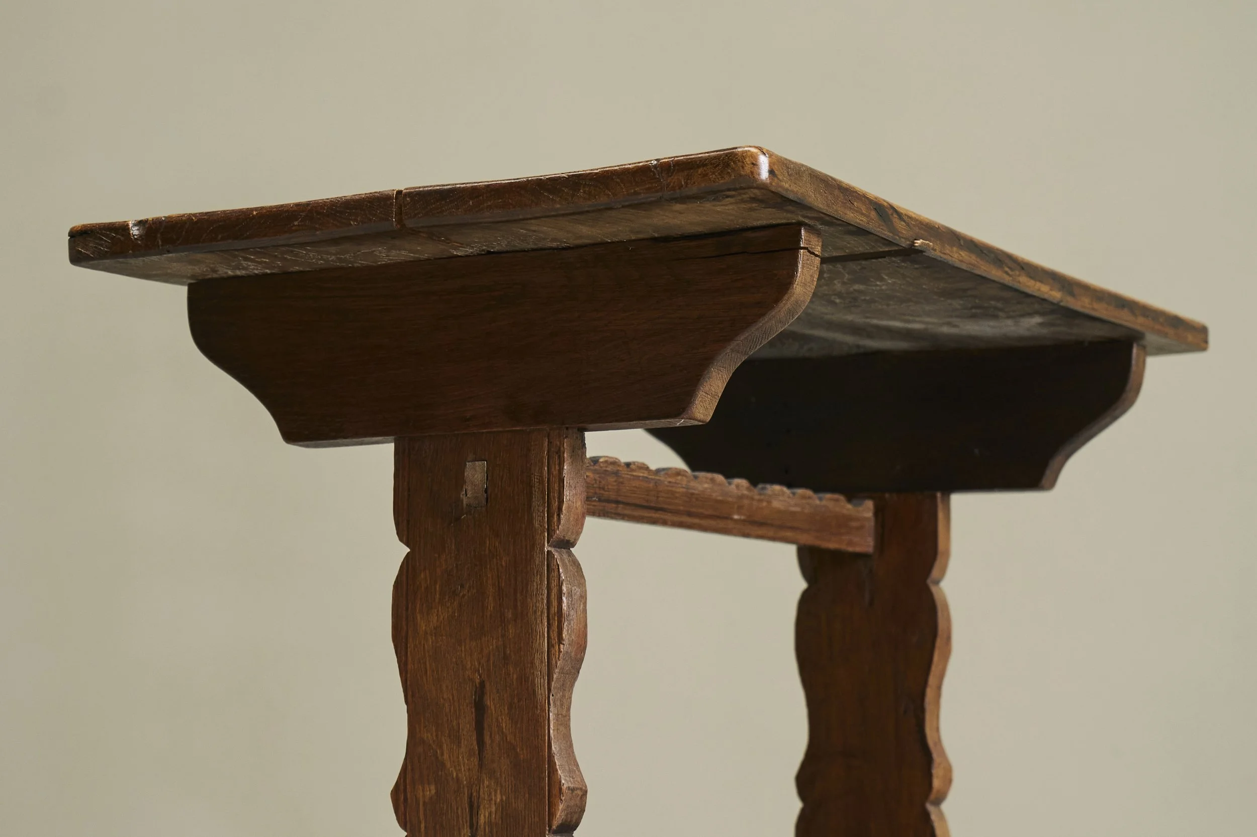 Antique Trestle Side Coffee Table 12.jpg