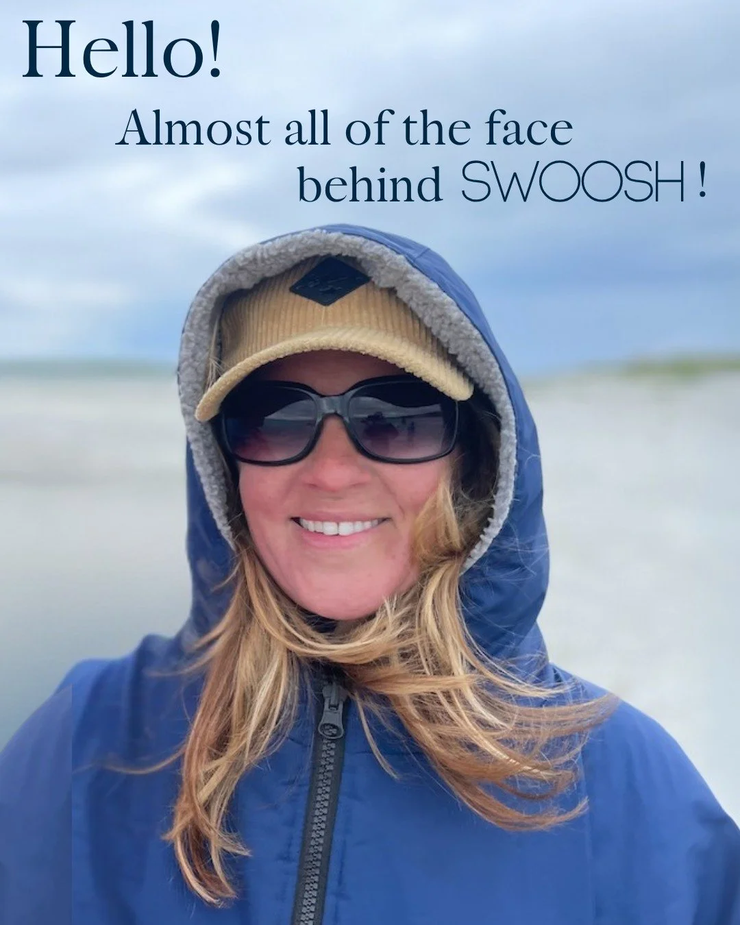 Hello! 👋 I&rsquo;m Lynne, the person behind SWOOSH! 
I tell all my clients to post pictures of themselves because 'people buy from people' but it's the one thing I *hate* and have avoided - until now!
When I'm not running around after my pre-teen ki