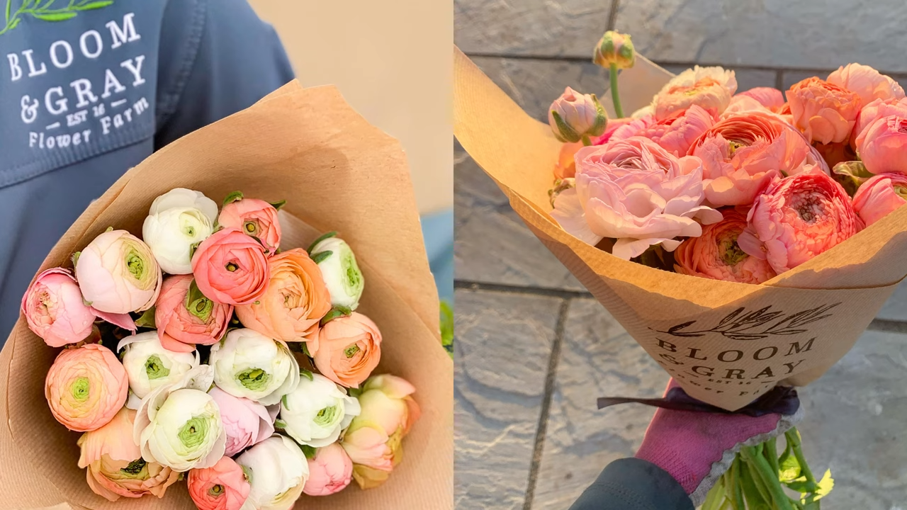 love making bouquets 💐 #flowers #bouquettutorial #brownpaperbag #trad, paper bag flower bouquet