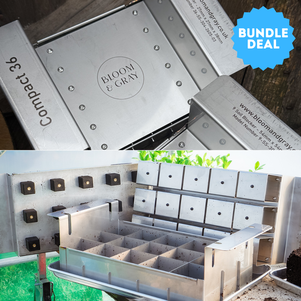 Compact 36 Blocker  + 15 Blocker & Potting On Plate Bundle (Stainless Steel)