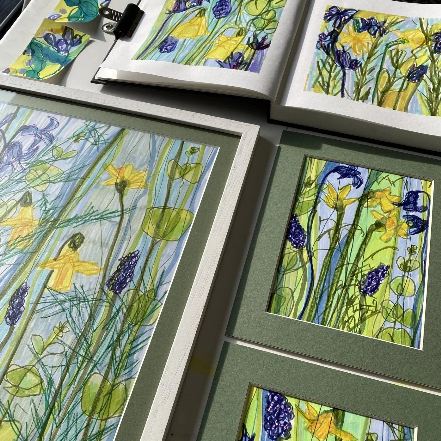 After Hibernation: marks, colour and the joy of starting again
