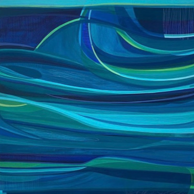 Meet me under the sea
100cm x 100cm 
Sold