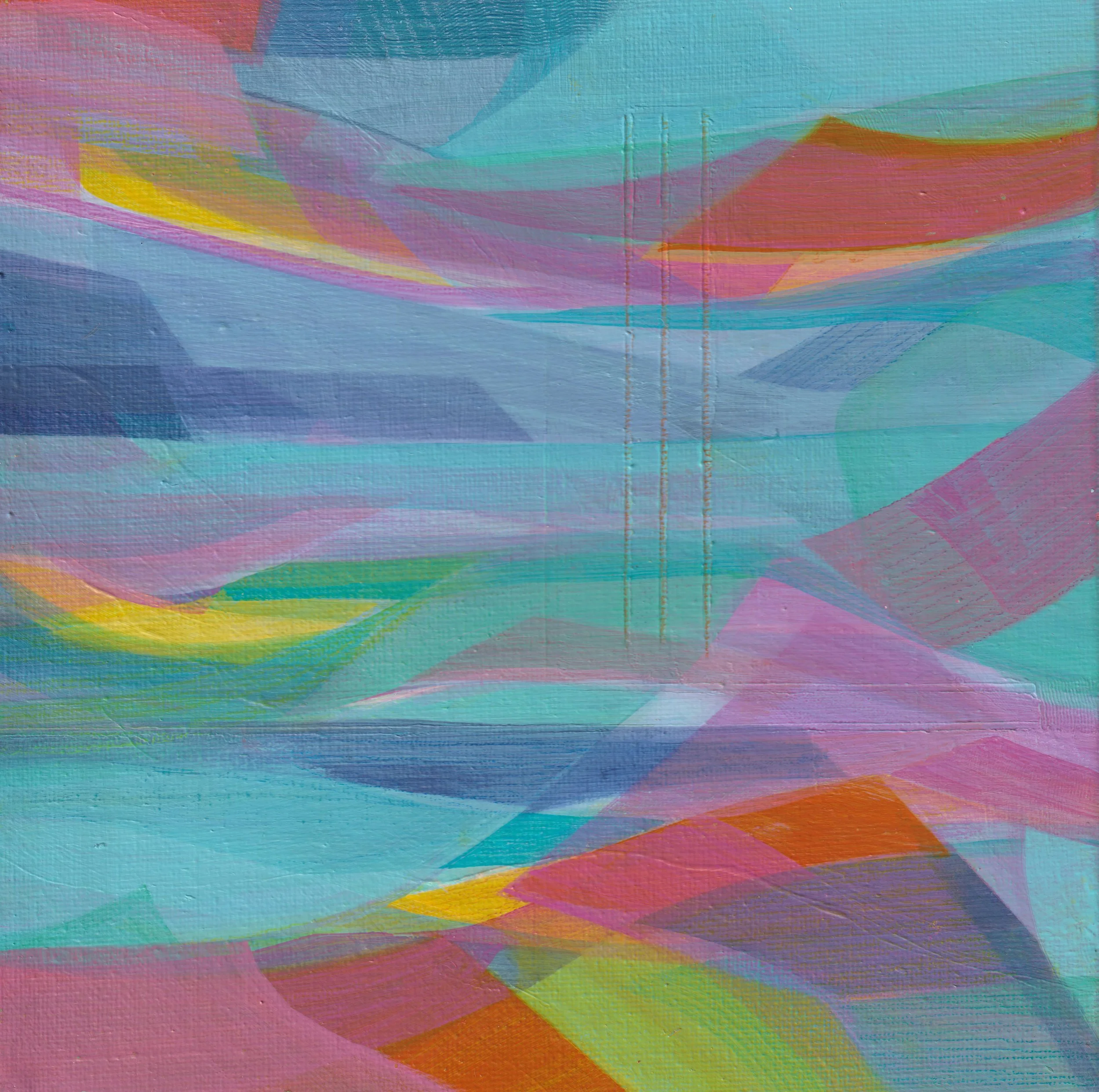 Summer Reflections
20cm x 20cm 
Sold