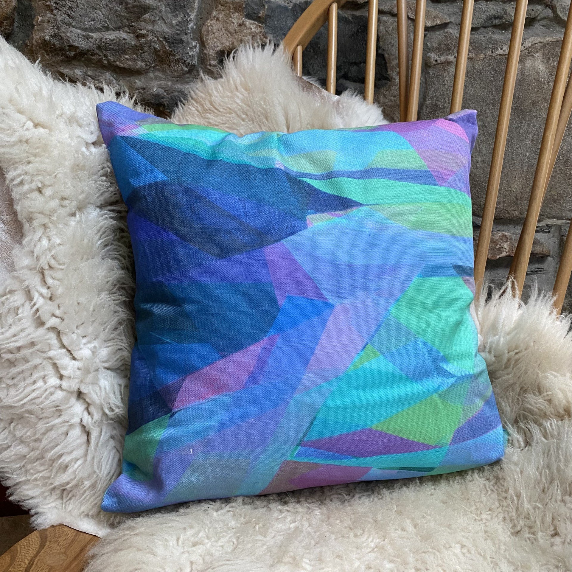 Cushion - 'The sky's awake'