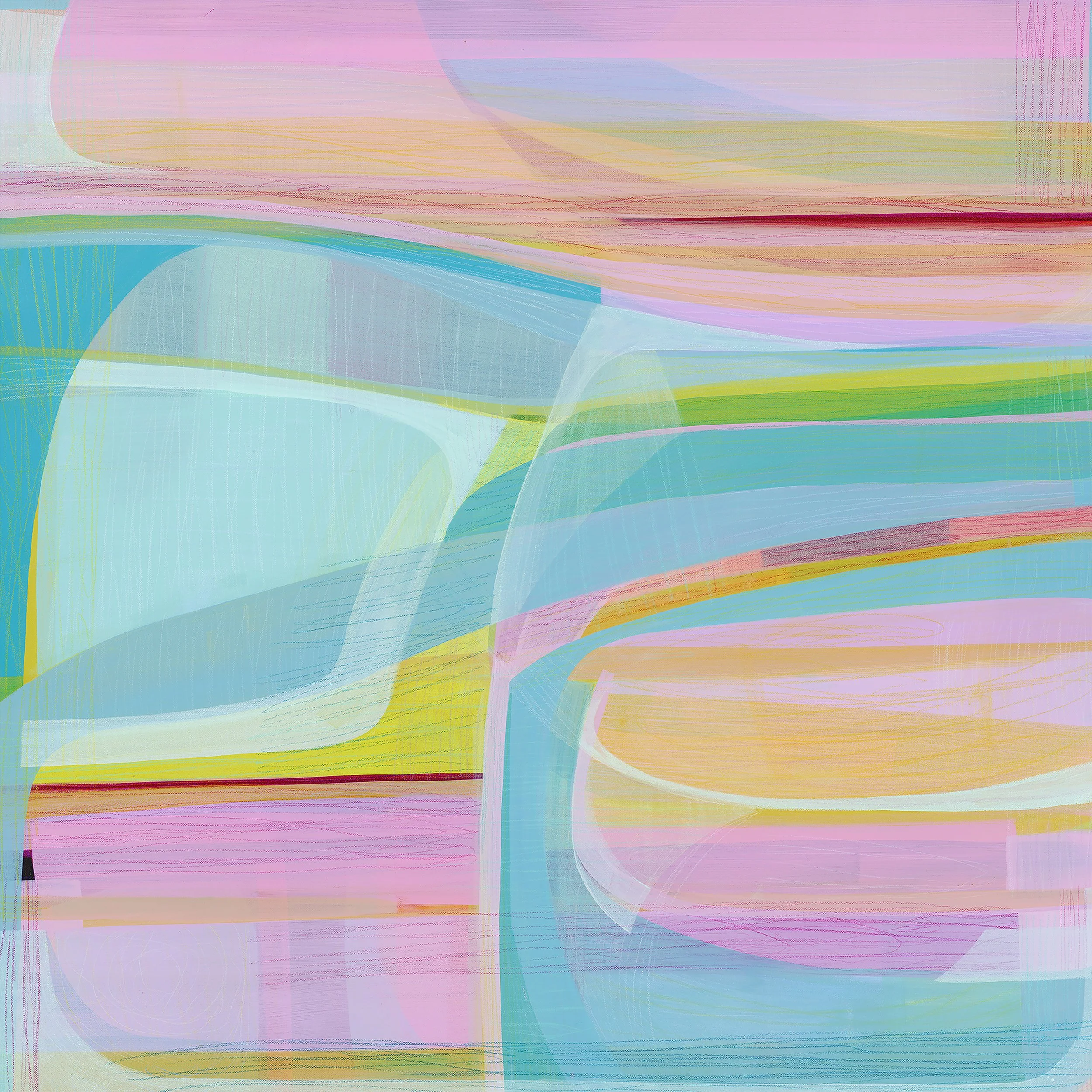 Summer Romance
100cm x 100cm 
£1350