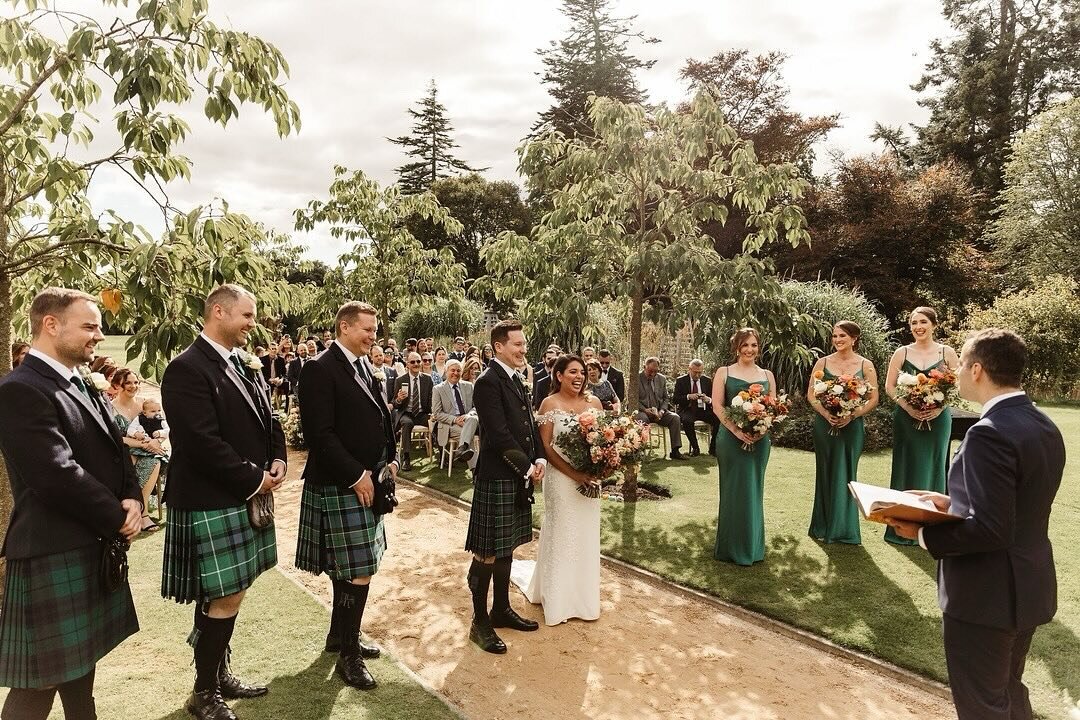 |OUTDOOR CEREMONIES|

On a beautiful day in Tuscany...sorry I mean Scotland! Can you believe this is Scotland?! Sometimes our little corner of the world gets a bad rep when it comes to weather. It&rsquo;s not always cloudy, windy and raining (the sun