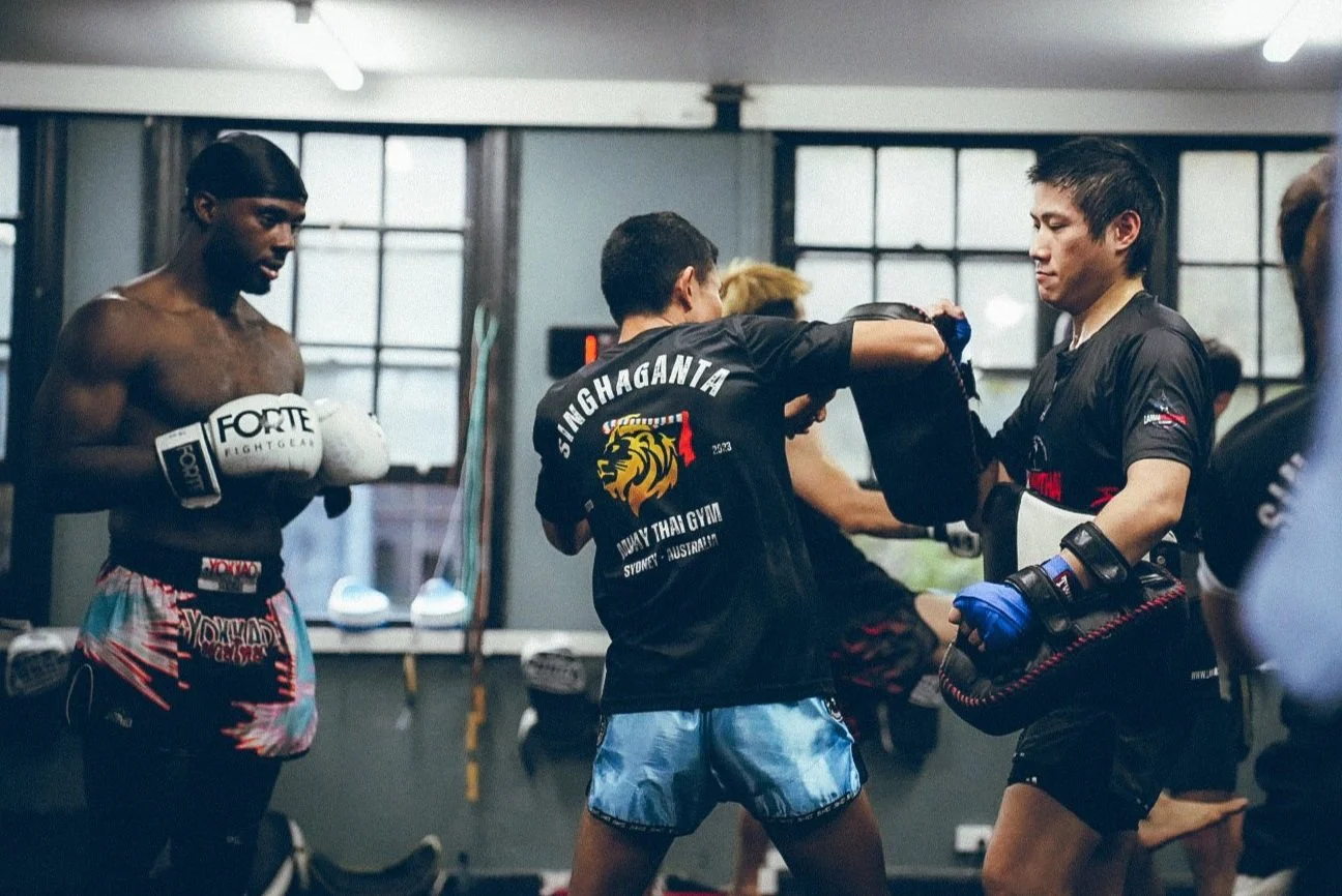 Muay Thai class at Singhaganta