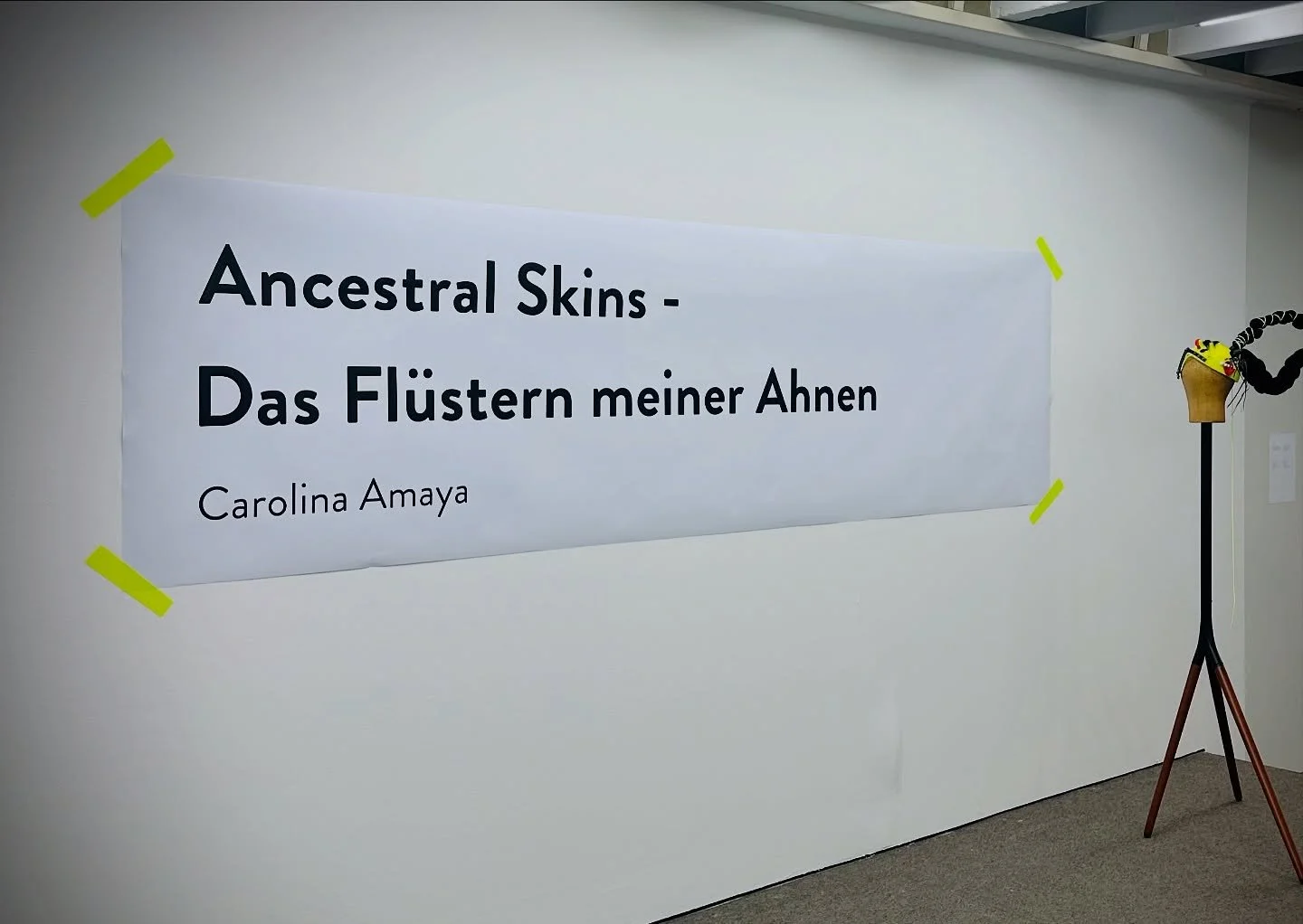 “Ancestral Skins - The Whispers of My Ancestors” was the title of my last solo exhibition held in the beautiful city of Ingolstadt. The photo documentary by @thomasrusch captures stunning impressions of the space and the dialogue between