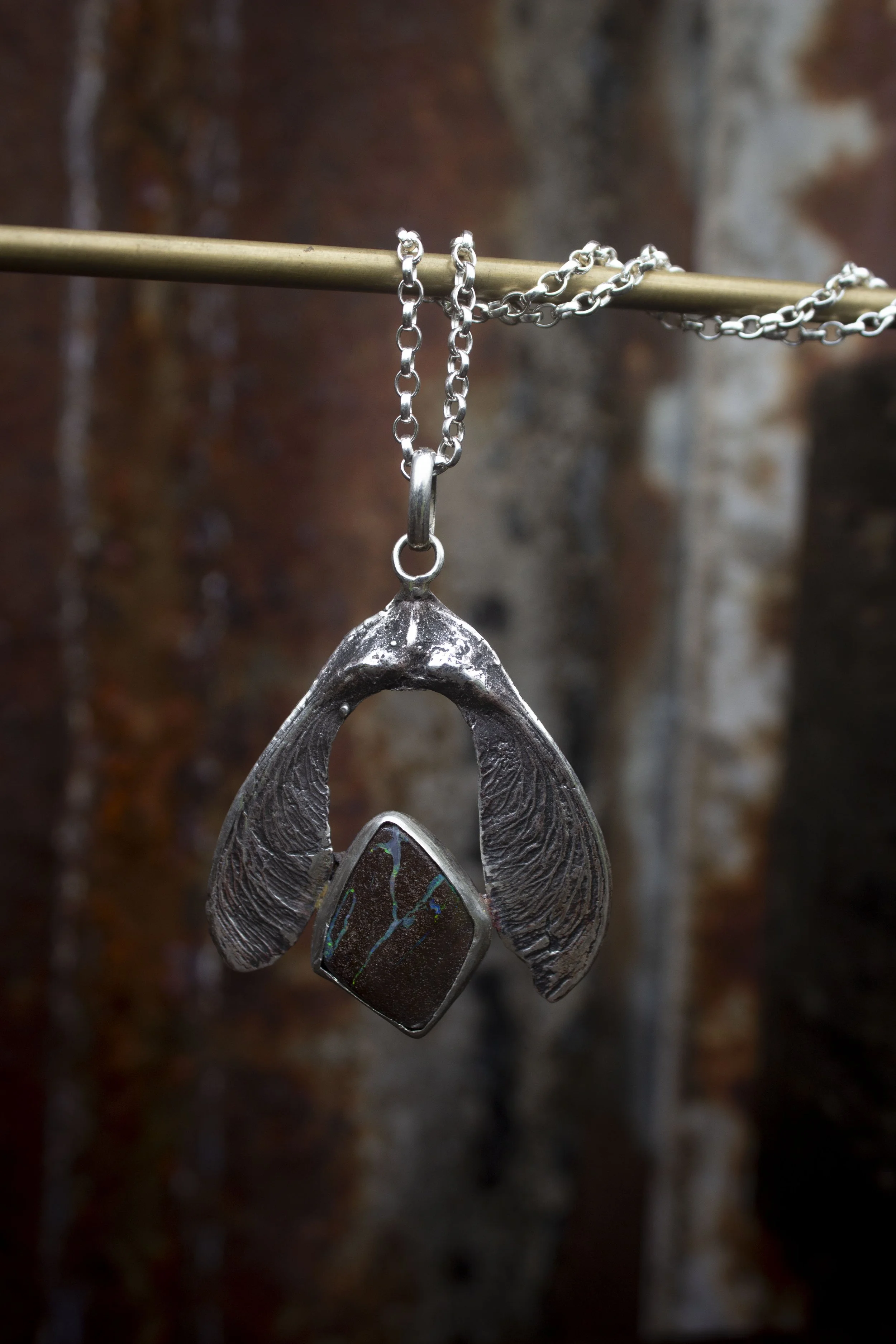 Silver Sycamore and Boulder Opal