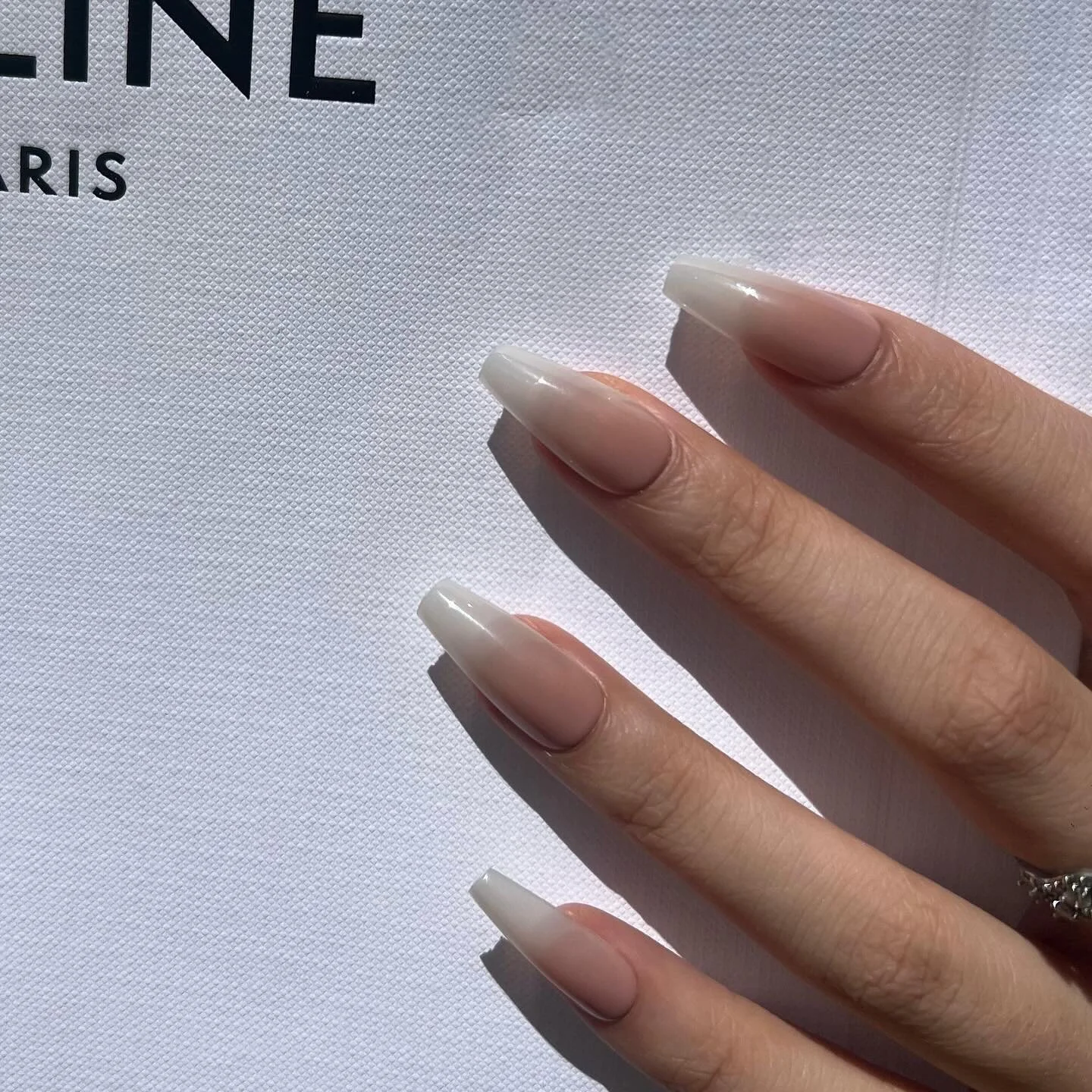 Upgrade your nude to the next level! #pressonnails #ombre #nailsofinstagram