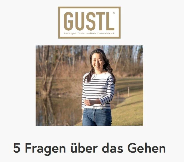 5 Fragen über das Gehen – Interview im GUSTL-Magazin