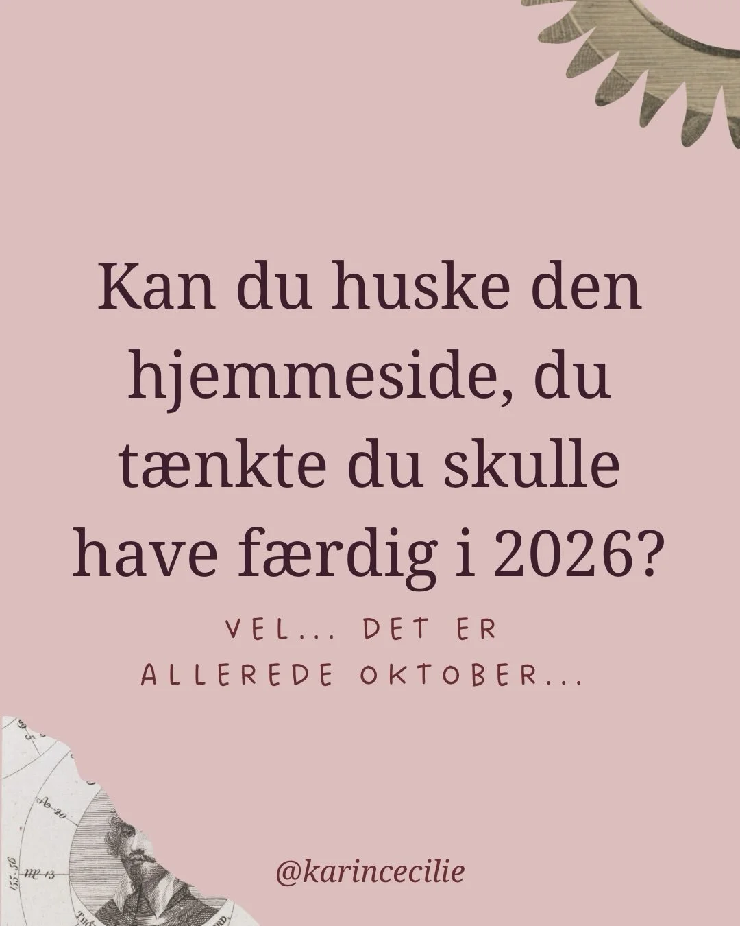 &bull; GIV IKKE OP ENDNU &bull; 

Du har stadig 3 m&aring;neder tilbage af 2026. Og hvis du vidste hvor meget som kan &aelig;ndre sig p&aring; blot nogle uger&hellip; Wow! 

Jeg har begr&aelig;nset ledige pladser til opstart i Oktober! Du er herved i