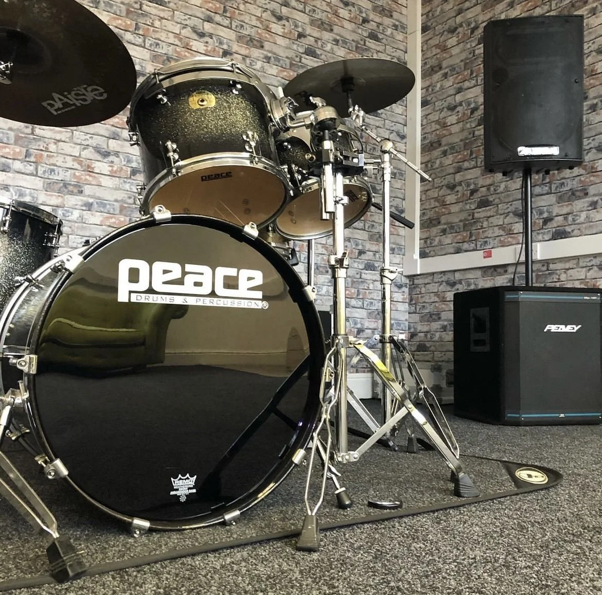 Band rehearsal room in Stoke-on-Trent at Staffordshire Music Hub