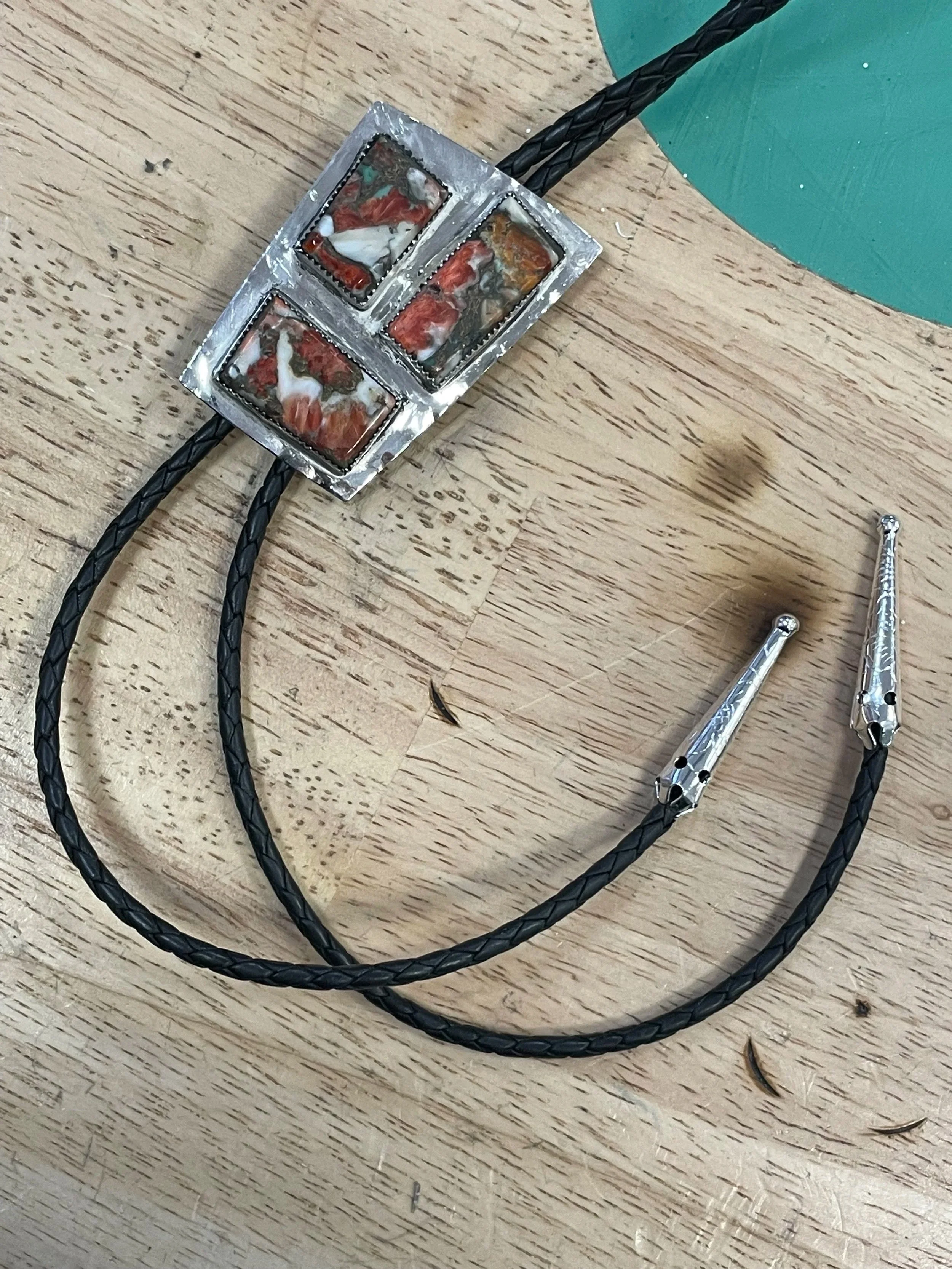 Bolo Tie, Turquoise and Silver, 2022