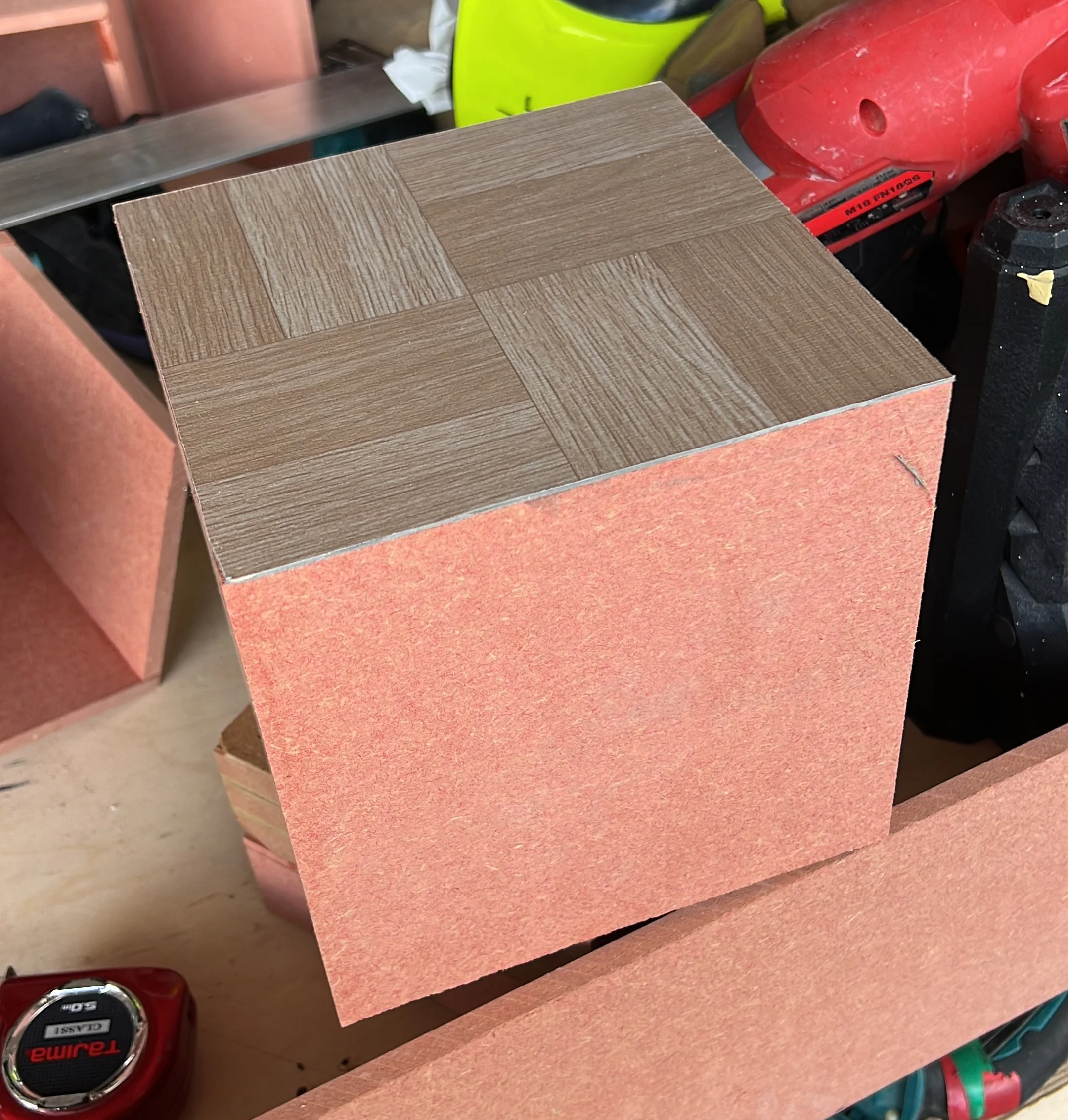 Vinyl covered Display Plinth WIP, Sport Ltd Beyond the Streets 2026