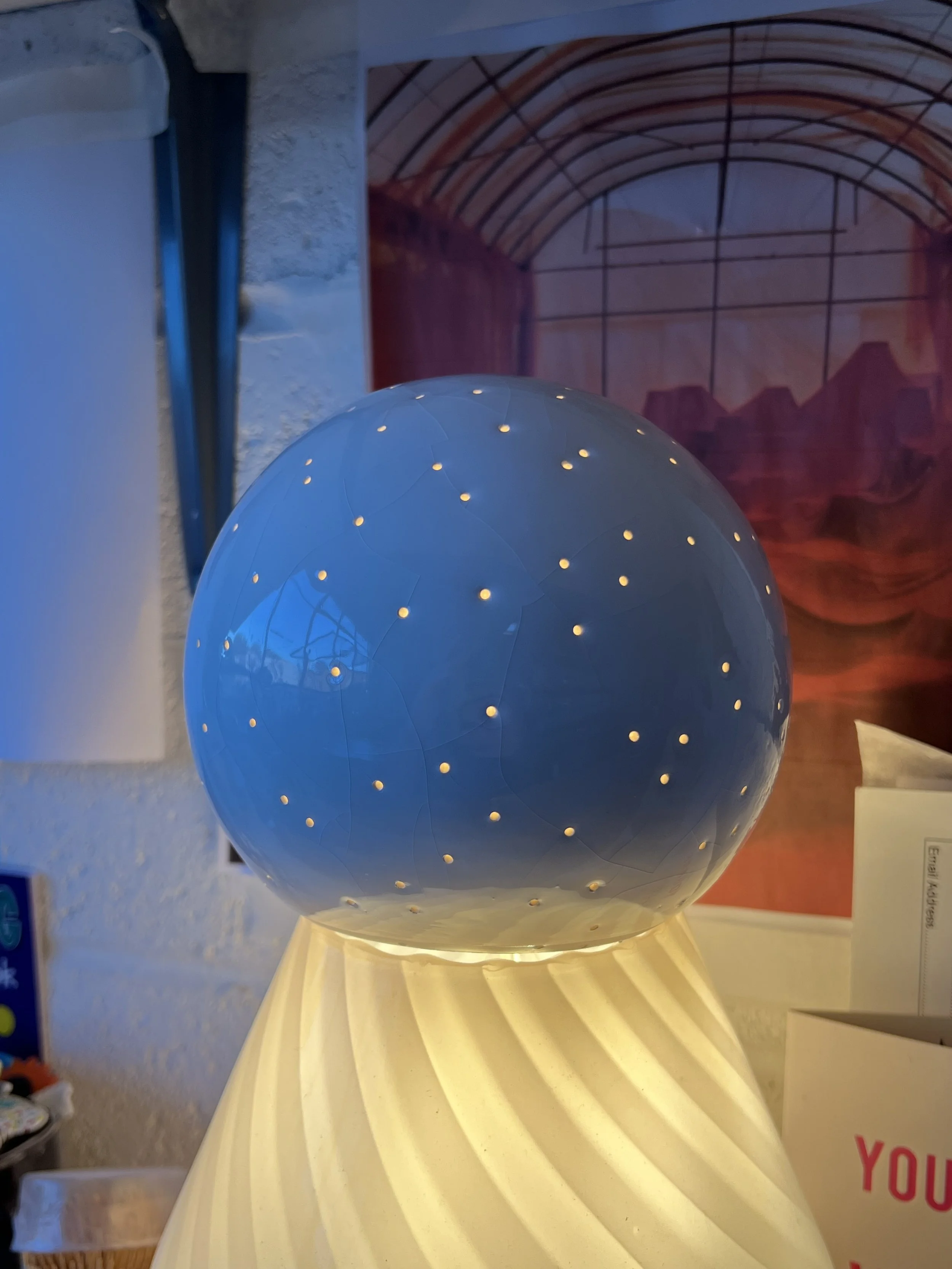 AEP Studios - Porcelain sphere, lamp 2024