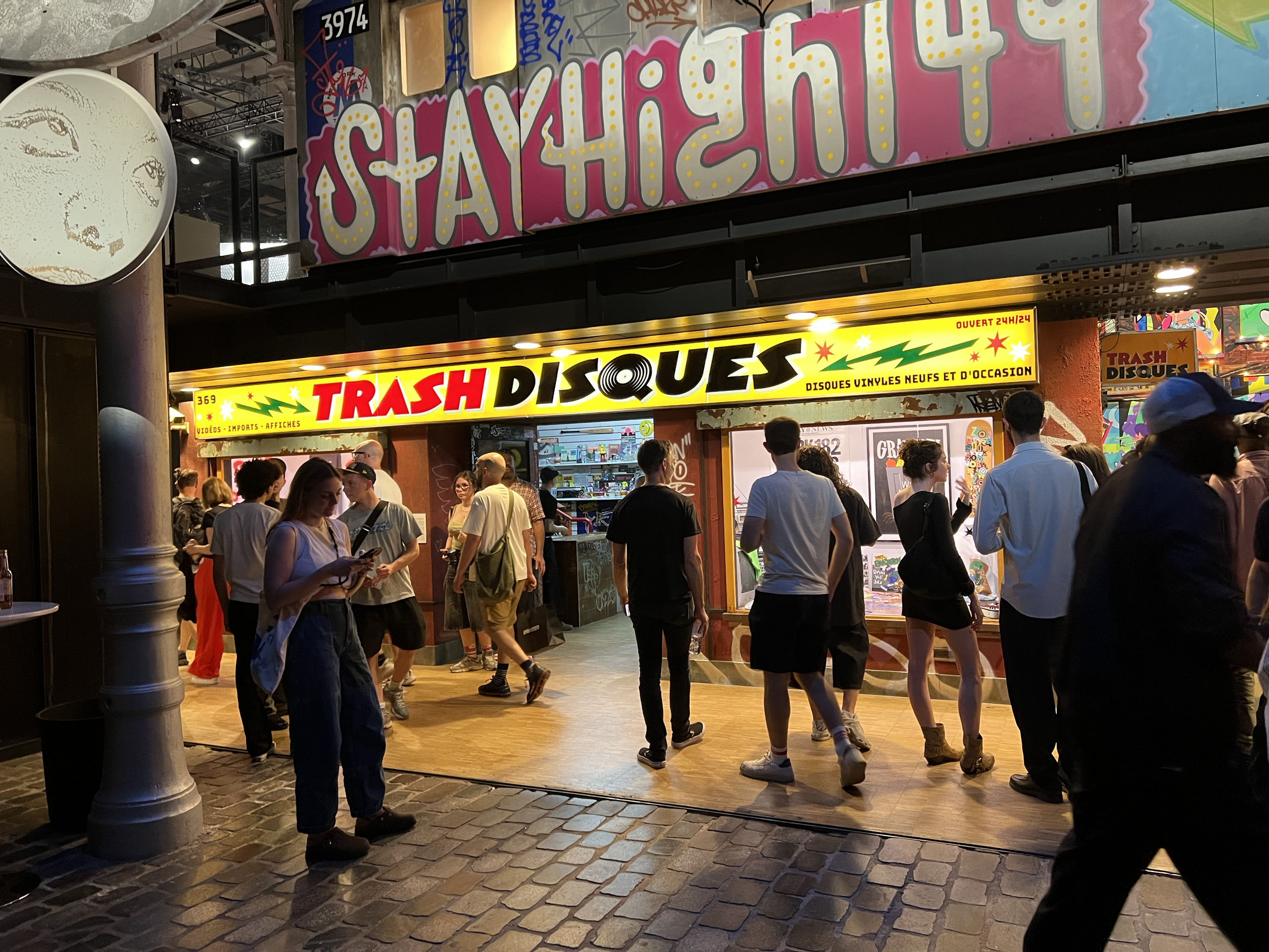 Trash Disques Light Box, Vinyl and Acrylic, Beyond the Streets Paris 2026