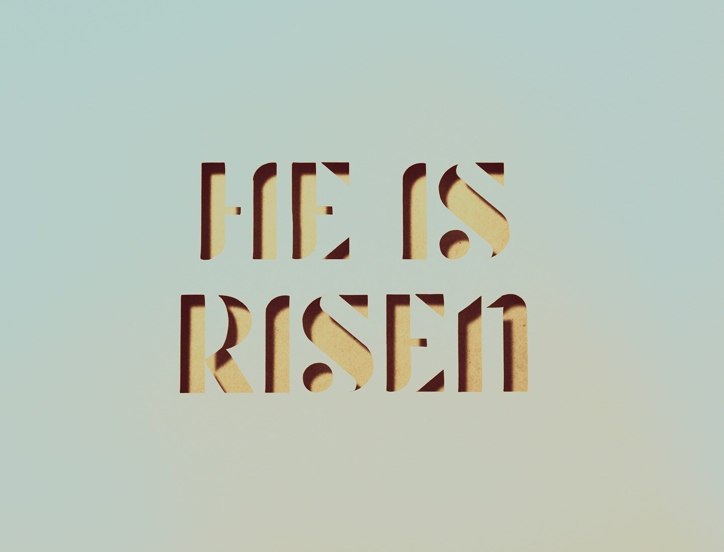 Rejoice! Today, we celebrate the triumph of life over death, as Jesus rises victorious from the grave. His resurrection brings hope, renewal, and the promise of eternal life for all who believe. 

Happy Easter Sunday, may His light shine brightly in 
