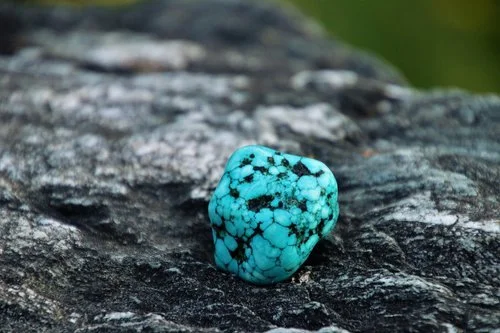 Turquoise represents a journey, peace and contentment in divination