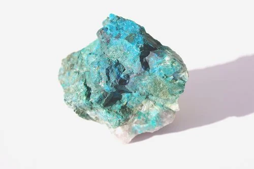 Chrysocolla represents taking a break in crystal divination