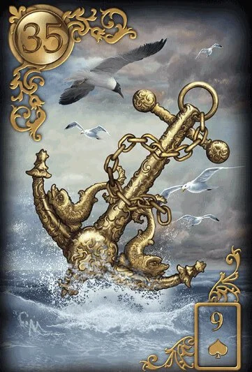 The anchor in the lenormand deck
