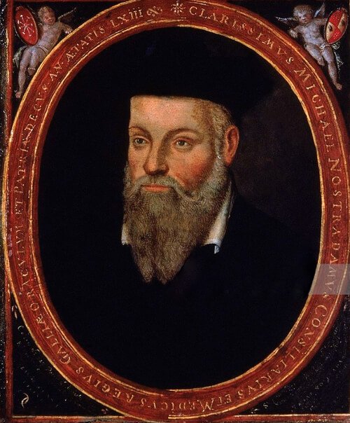 Nostradamus would gaze into water to forecast his predictions