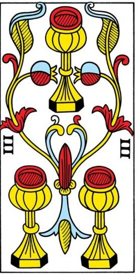 The pips in maseille style decks have to be learnt in conjuction to numerology