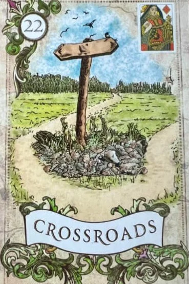 The relevance of the playing card inserts in the Lenormand deck