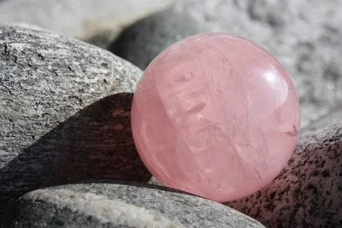 Rose Quartz represents love, friendships and healing in crystal divination