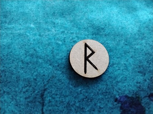 Raidho repesents wagon and is the rune of travellers