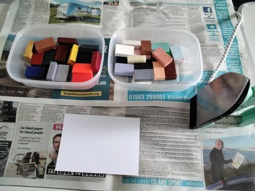 Encaustic Art Psychic Reading Supplies