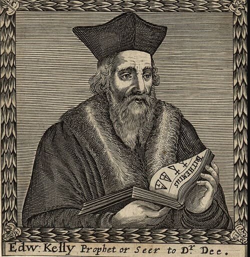 Sir Edward Kelley the occultist and famous historical crystal ball reader