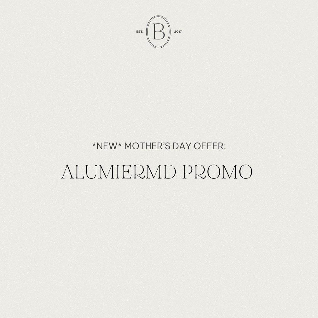 Pamper Mom with AlumierMD's Mother's Day Treat! 🤍

This Mother's Day, AlumierMD is adding an extra touch of love to your skincare orders! Treat the special women in your life to the gift of radiant skin and self-care relaxation...

For a limited tim