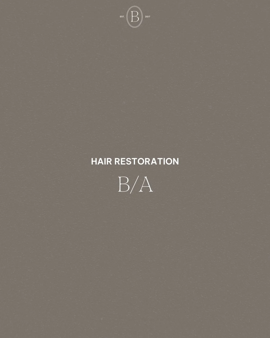 Healthy, fuller, thicker hair starts at the scalp. Our hair restoration treatment is designed to bring it back to life in the most natural, effective way. ✨

And we&rsquo;re so excited to finally be offering one of the most advanced hair restoration 