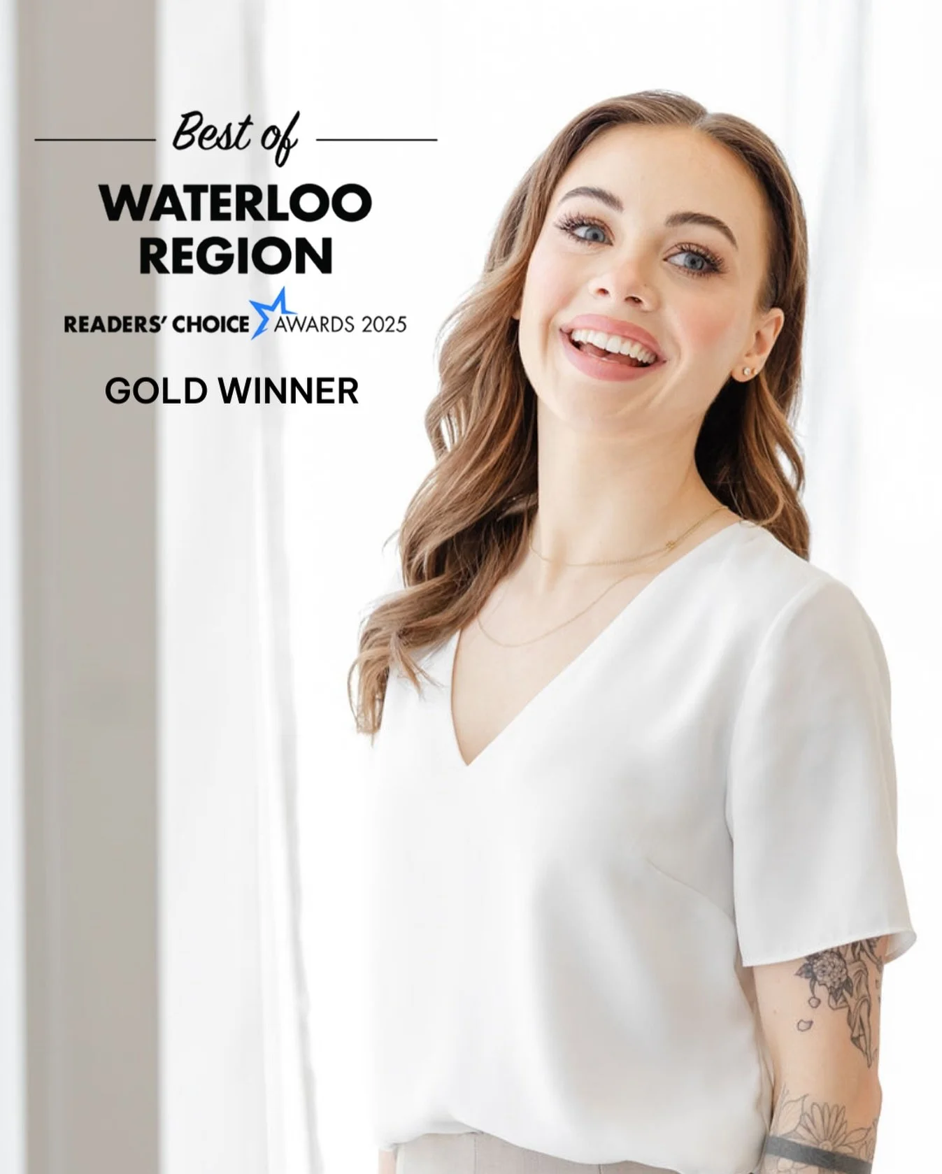 🏆 OUR MADISON JUST WON GOLD 🏆

Madison Hurst - GOLD WINNER 
Waterloo Region&rsquo;s #1 Medical Aesthetician Reader&rsquo;s Choice Awards 2025

This recognition is so well-deserved.

Madison doesn&rsquo;t just perform treatments - she transforms how