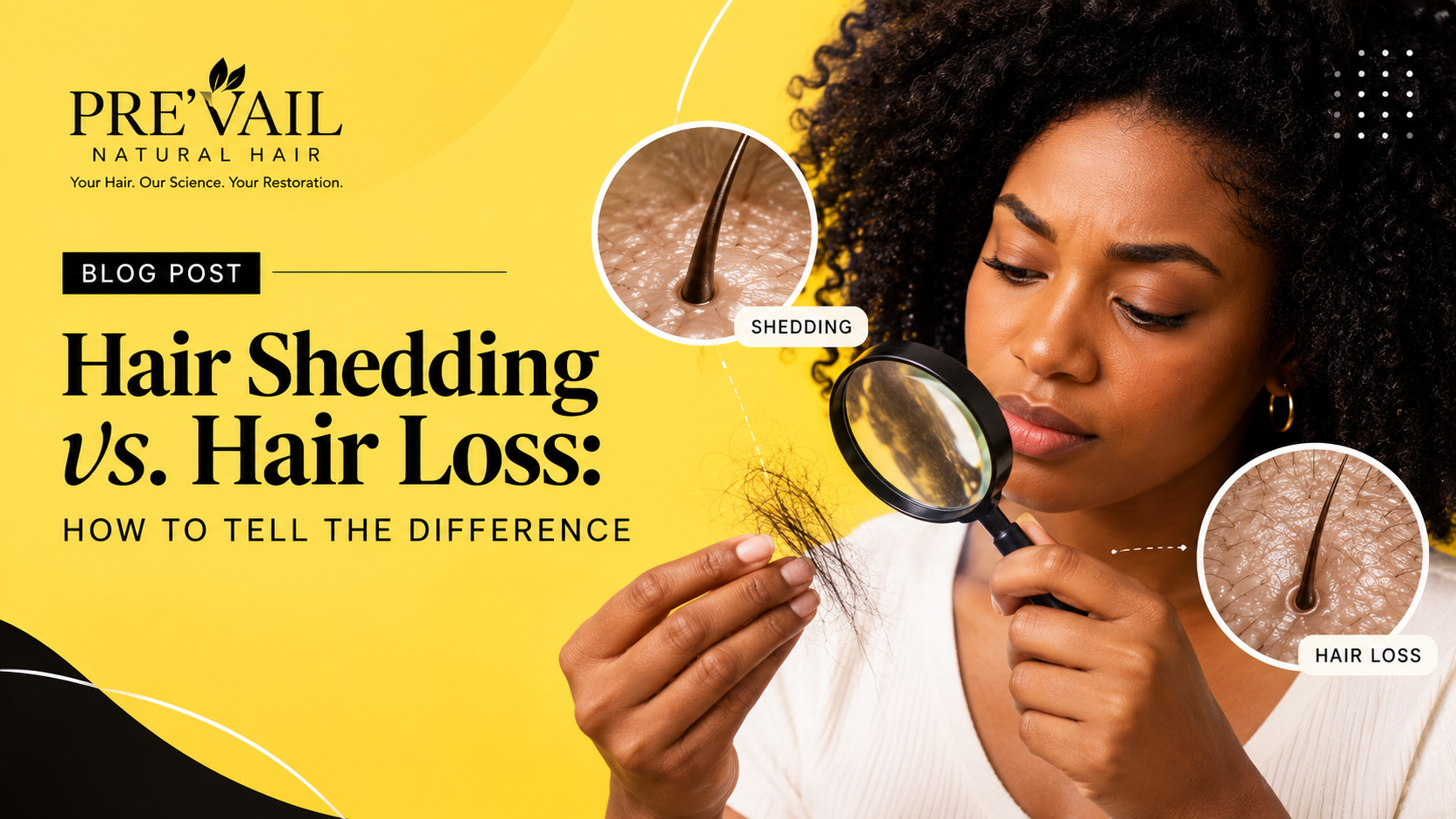 Hair Shedding vs. Hair Loss: How to Tell the Difference