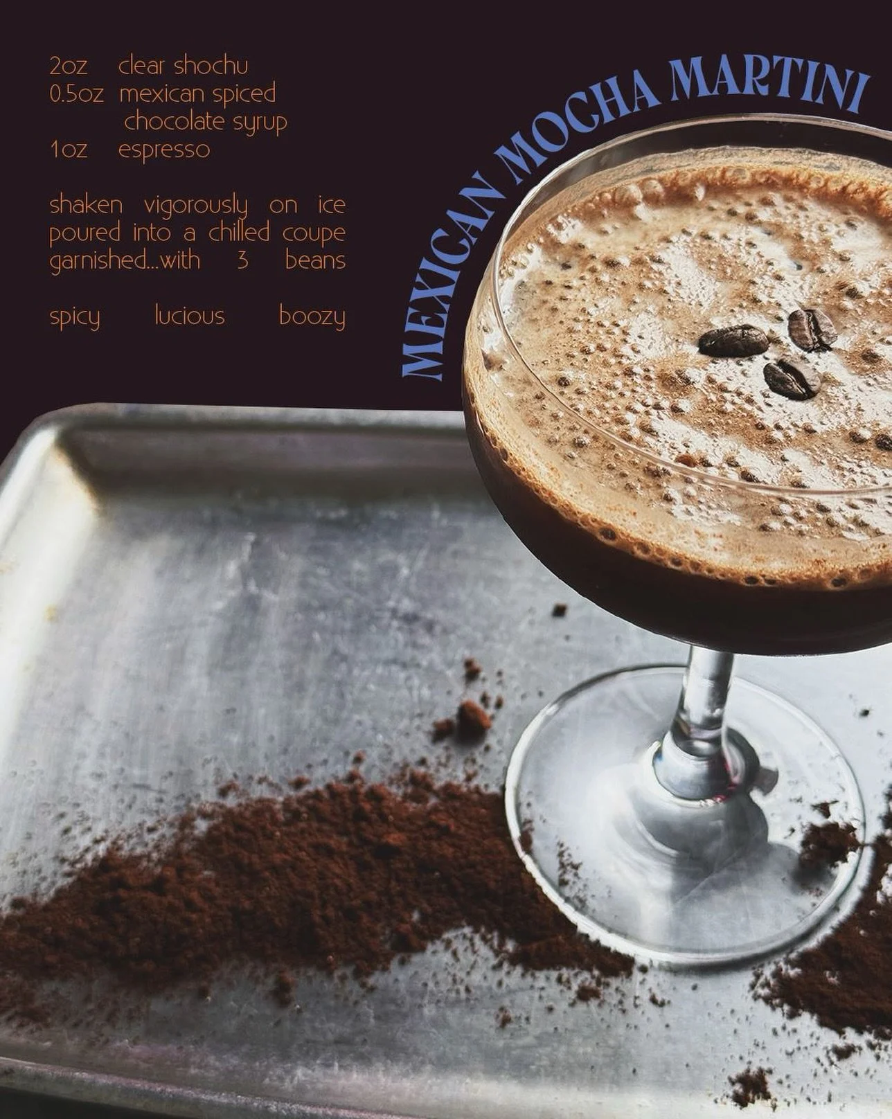 When dark chocolate, cinnamon, nutmeg, and of course&hellip;cayenne, come together with boozy espresso&hellip;you know it&rsquo;s going to be a good time!
