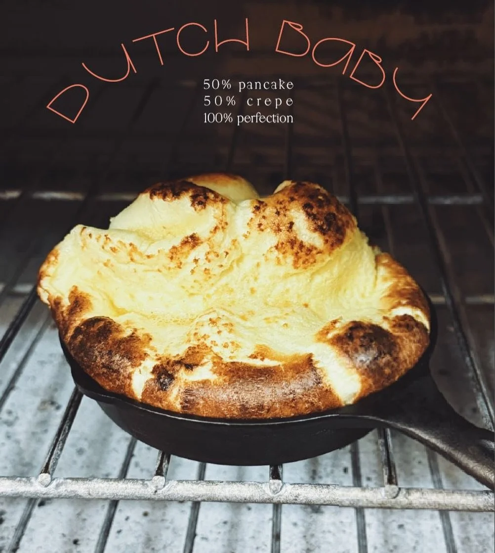 The weeknd&rsquo;s almost here! 

We&rsquo;ve got our cornbread Dutch babies with maple bourbon butter available Saturdays and Sundays only&hellip;made better only with the addition of our cereal crusted chicken paillard!